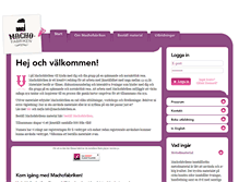Tablet Screenshot of machofabriken.se